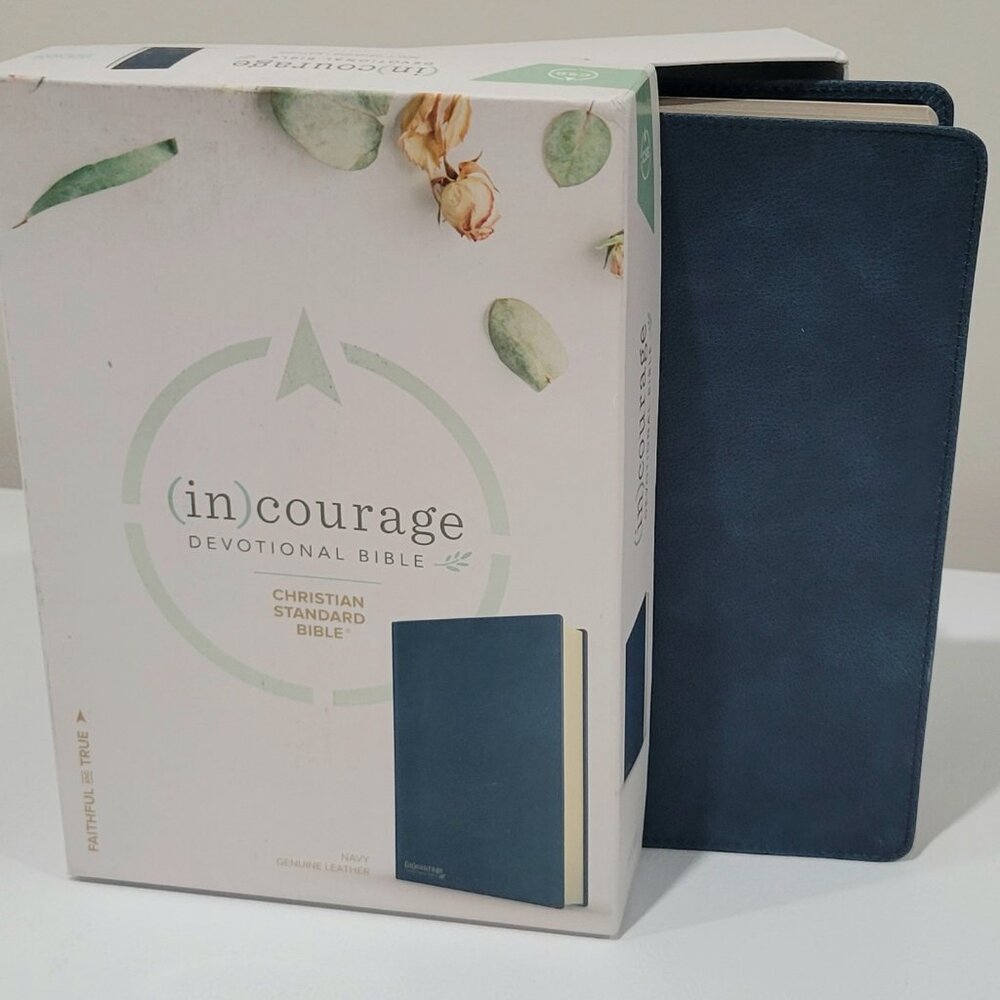 NEW in box, CSB navy journal Bible